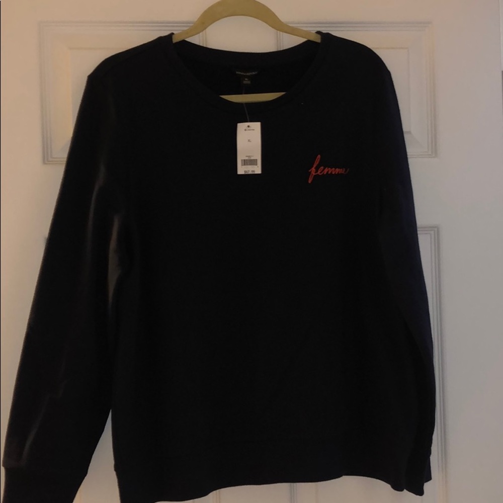 Navy blue sweatshirt